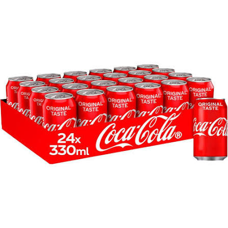 Coca cola cans 24x330ml
